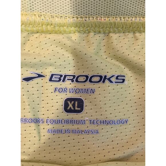 Brooks Skort Yellow Red Floral Pattern Size XL Tennis Golf Pickleball - Picture 4 of 8